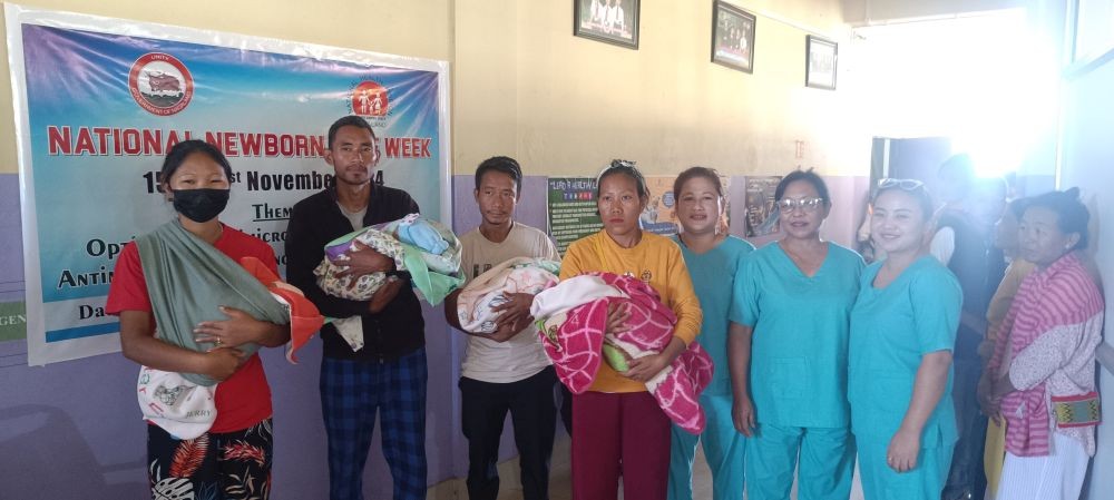 District Health Society, Mon launched the National Newborn Week at District Hospital, Mon.